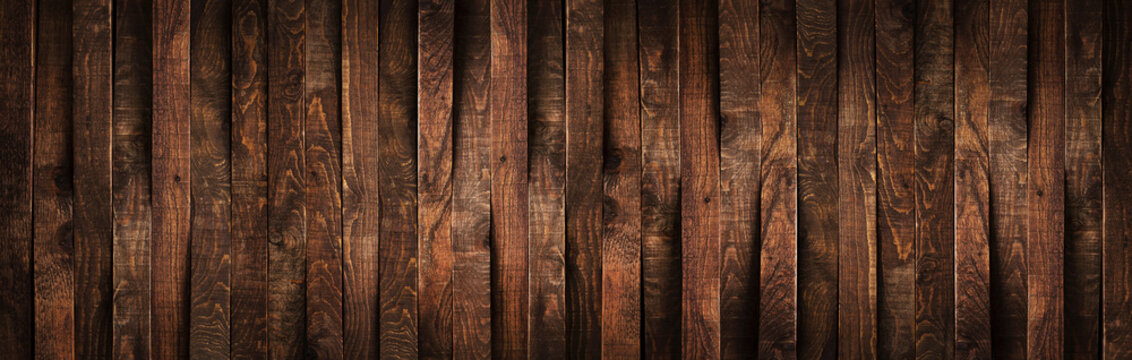 Wooden rustic brown planks texture vertical background