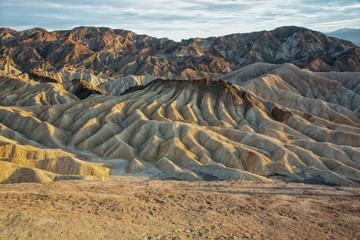 zabriskie point in the death valley national park