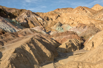 Artist's palette in the death valley national park USA