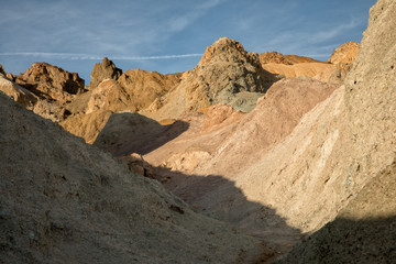 Fototapeta na wymiar Artist's palette in the death valley national park USA
