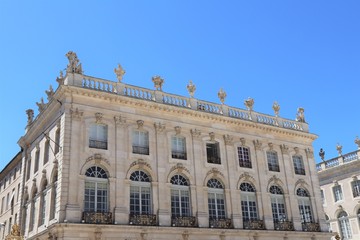 Fototapeta na wymiar Ville de Nancy - Place Stanislas construite au 18 ème siècle, France