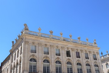 Fototapeta na wymiar Ville de Nancy - Place Stanislas construite au 18 ème siècle, France