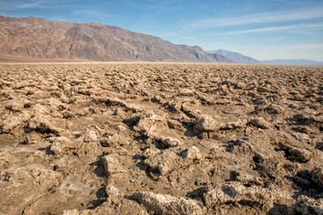 Devils Golf Course in Death Valley National Park USA