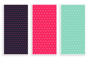 small polka dots patterns banner