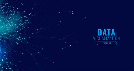 big data visualization mesh diagram concept background