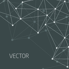 Abstract Polygonal background illustration