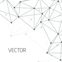 Abstract Polygonal background illustration