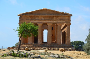 Temple of Concordia in Agrigento, Italy