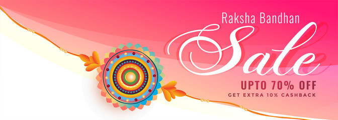 decorative rakhi (wristband) sale banner for raksha bandhan