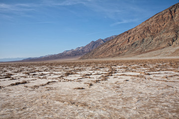 Fototapeta na wymiar badwater basin in the death valley national Park