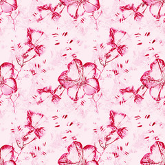 Petunia 2 - 4 seamless pattern