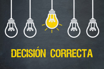 Decisión correcta