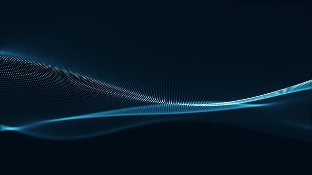 Technology digital wave background concept.