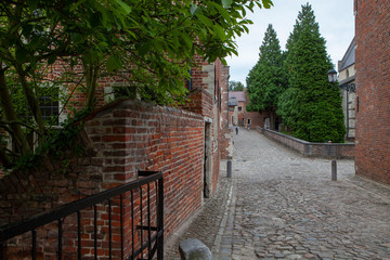 Historic city of Leuven Belgium. Begijnhof. Beguinage