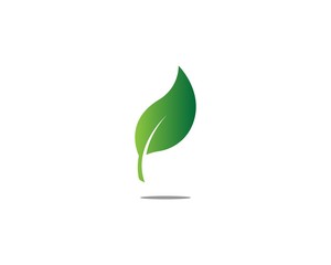 Logos of green leaf ecology nature element vector icon