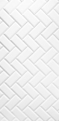 White tiles in form of bricks