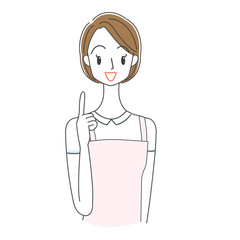 女性　保育士　ヘルパー　働く女性