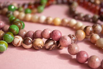 Natural stones beads.
