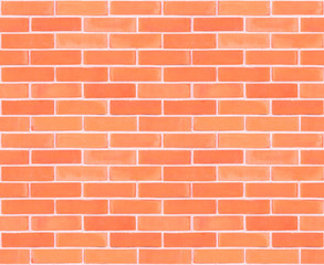 BBrick wall seamless red orange brown detailed pattern textured background design vintage style 