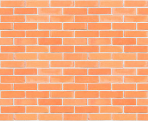 Brick wall seamless red orange brown detailed pattern textured background design vintage style 