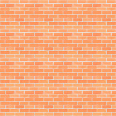 Brick wall seamless design vintage style orange brown brick wall detailed pattern textured background