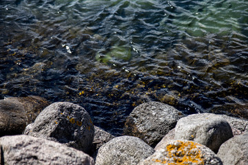 stones in water