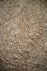 Taking photographs of wood plywood, used for making pellets