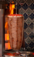 Authentic turkish doner kebab