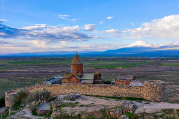 Khor Virab Monastry in Armenia, taken in April 2019\r\n' taken in hdr