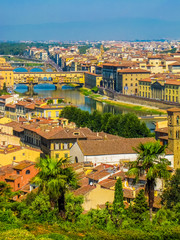 Fototapeta na wymiar Aerial view of Florence, Italy