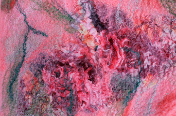 art color felt background texture, wool handmade textile