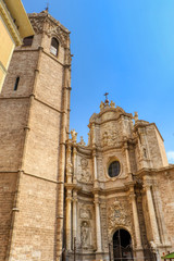 Fototapeta na wymiar The Metropolitan Cathedral–Basilica of the Assumption of Our Lady of Valencia, Spain