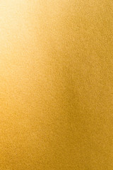 Gold foil leaf shiny wrapping paper texture background for wall paper decoration element