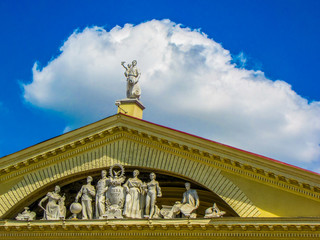 View of the Theater in Minsk, Bealrus