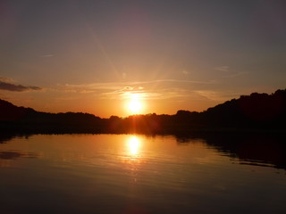 Fototapeta na wymiar Sunset Reflection 3
