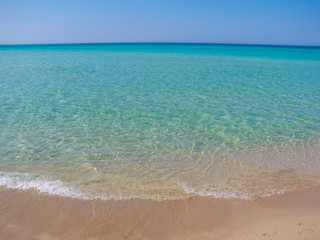 Amazing beach in Ugento, Italy