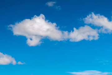 blue sky and white clouds background