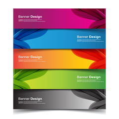 Fototapeta premium Vector Abstract banner web template