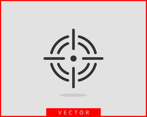 Obraz premium Target icon vector