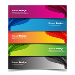 Fototapeta premium Vector Abstract banner web template