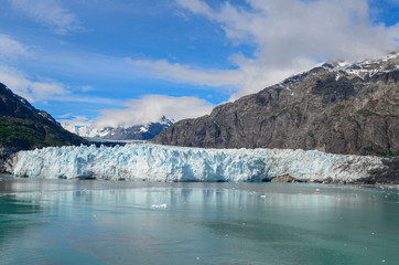 Fototapeta na wymiar Margerie Glacier in Alaska, Canada