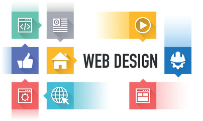 WEB DESIGN ICON CONCEPT