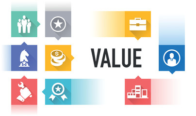 VALUE ICON CONCEPT