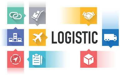 LOGISTIC ICON CONCEPT