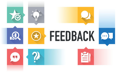 FEEDBACK ICON CONCEPT