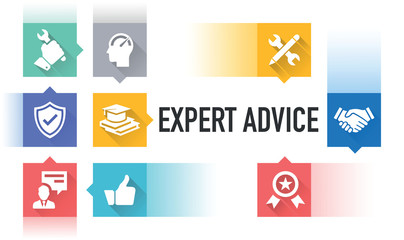 EXPERT ADVICE ICON CONCEPT