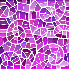 abstract vector stained-glass mosaic background