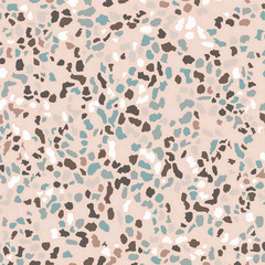 Terrazzo flooring, seamless colorful pattern background. Abstract vector texture design for print on floor, wall, tile or textile.