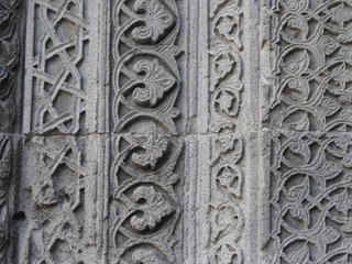 macro shoot of carvings on old historic buildings and walls
