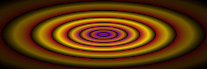 Digital Art, panoramic abstract three-dimensional objects with soft lighting, Germany